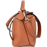 Loewe Brown Leather Puzzle Handbag