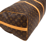 Louis Vuitton Monogram Canvas Keepall 50 Bandoulière Travel Bag