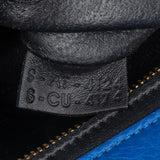 Céline Grained & Smooth Calfskin Tricolor Trapeze Handbag