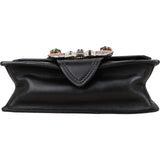 Miu Miu Madras Crystal Leather Crossbody Bag - vintageandkickz