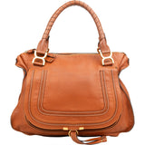 Chloé Leather Marcie Saddle Hobo Shoulder Bag