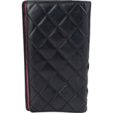 Chanel Quilted Lambskin Cambon Long Wallet