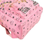 MCM Monogram Visetos Small Stark Studded Backpack