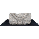 Chanel Leather Ultra Stitch Single Flap Shoulder Bag