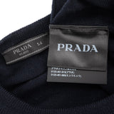 Prada Navy Wool Crewneck Sweater (L)