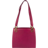 Salvatore Ferragamo Leather Gancini Tote Shoulder Bag