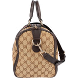 Gucci Monogram GG Sherry Line Web Boston Handbag
