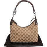 Gucci Monogram GG Canvas Hobo Shoulder Bag