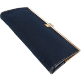 Christian Dior Oblique Trotter Monogram Canvas Kiss Lock Clutch