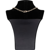 Chanel Gold Tone Leo Book Locket Medallion Necklace B22C