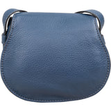 Chloé Grained Calfskin Marcie Small Saddle Crossbody Bag