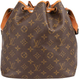 Louis Vuitton Monogram Canvas Sac Noé Petit Shoulder Bag
