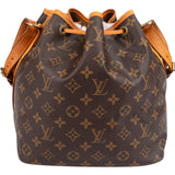 Louis Vuitton Monogram Canvas Sac Noé Petit Shoulder Bag