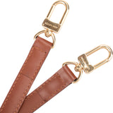 Louis Vuitton Brown Leather Adjustable Monceau Bags Strap