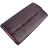 Louis Vuitton Purple Epi Leather Sarah Wallet