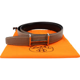 Hermès Reversible Leather H d'Ancre Belt (85)
