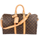 Louis Vuitton Monogram Canvas Keepall 45 Bandoulière Travel Bag