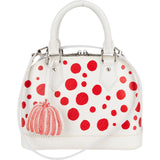 Louis Vuitton White Epi Leather x Yayoi Kusama Alma BB Handbag