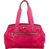 Coach Monogram Optic Signature Fabric Satchel Shoulder Bag