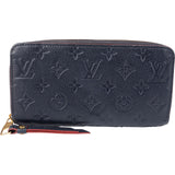 Louis Vuitton Leather Monogram Empreinte Zippy Wallet