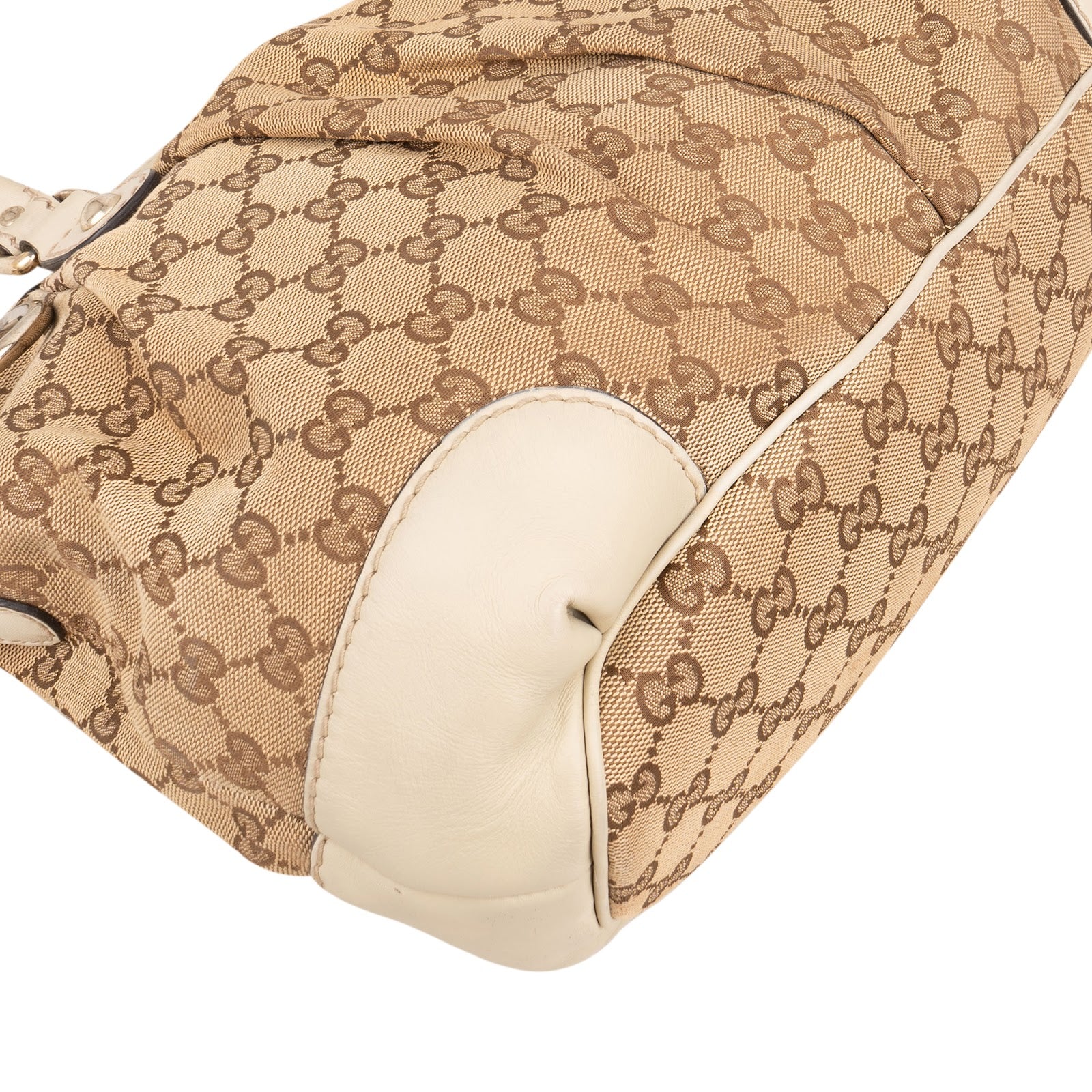 [🔄️B07 / F43] Gucci Monogram GG Canvas Sukey Medium Tote Handbag - vintageandkickz