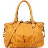 Gucci Guccissima Leather Sukey Satchel Handbag
