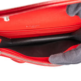 Yves Saint Laurent Grain de Poudre Leather Envelope Wallet On Chain Crossbody Bag