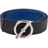 Hermès Bicolor Reversible Leather Touareg Belt (85)
