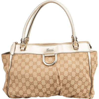 Gucci Monogram GG Canvas Abbey D-Ring Shoulder Bag
