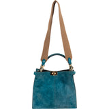 Fendi Suede Peekaboo Handbag