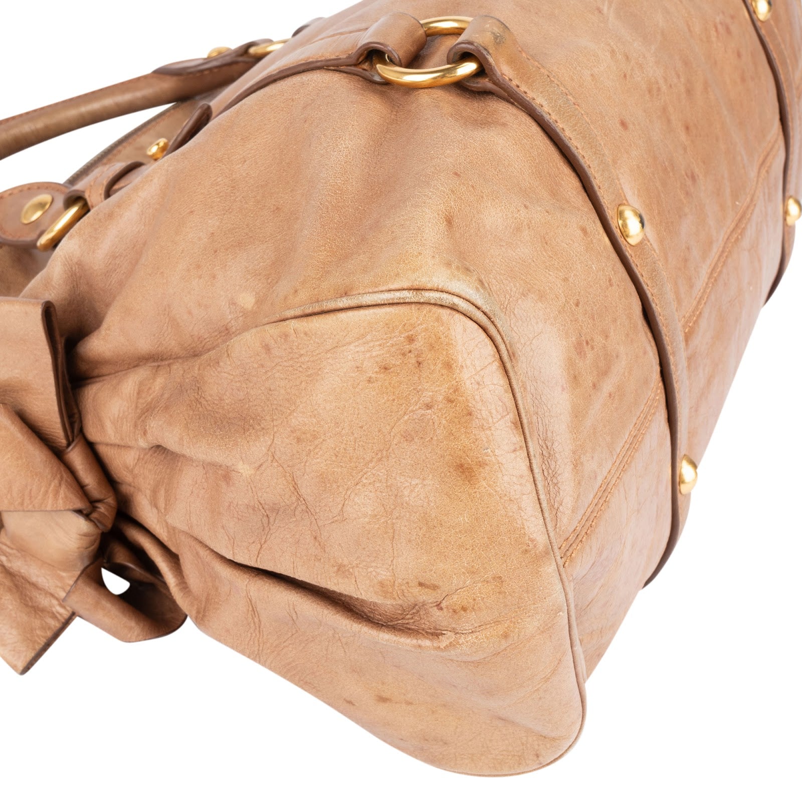 [🔄️B24 / F22] Miu Miu Vitello Lux Bow Shoulder Bag - vintageandkickz