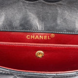 Chanel Quilted Lambskin 24K Gold Clip Single Flap Shoulder Bag