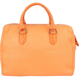 Mulberry Del Rey Orange Ostrich Leather Bayswater Handbag