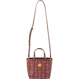 MCM Monogram Visetos Mini Toni Tote Crossbody Handbag