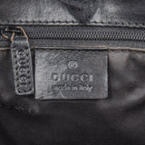 Gucci Monogram GG Black Canvas Jackie Shoulder Bag