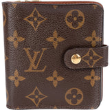 Louis Vuitton Monogram Canvas Compact Zip Wallet