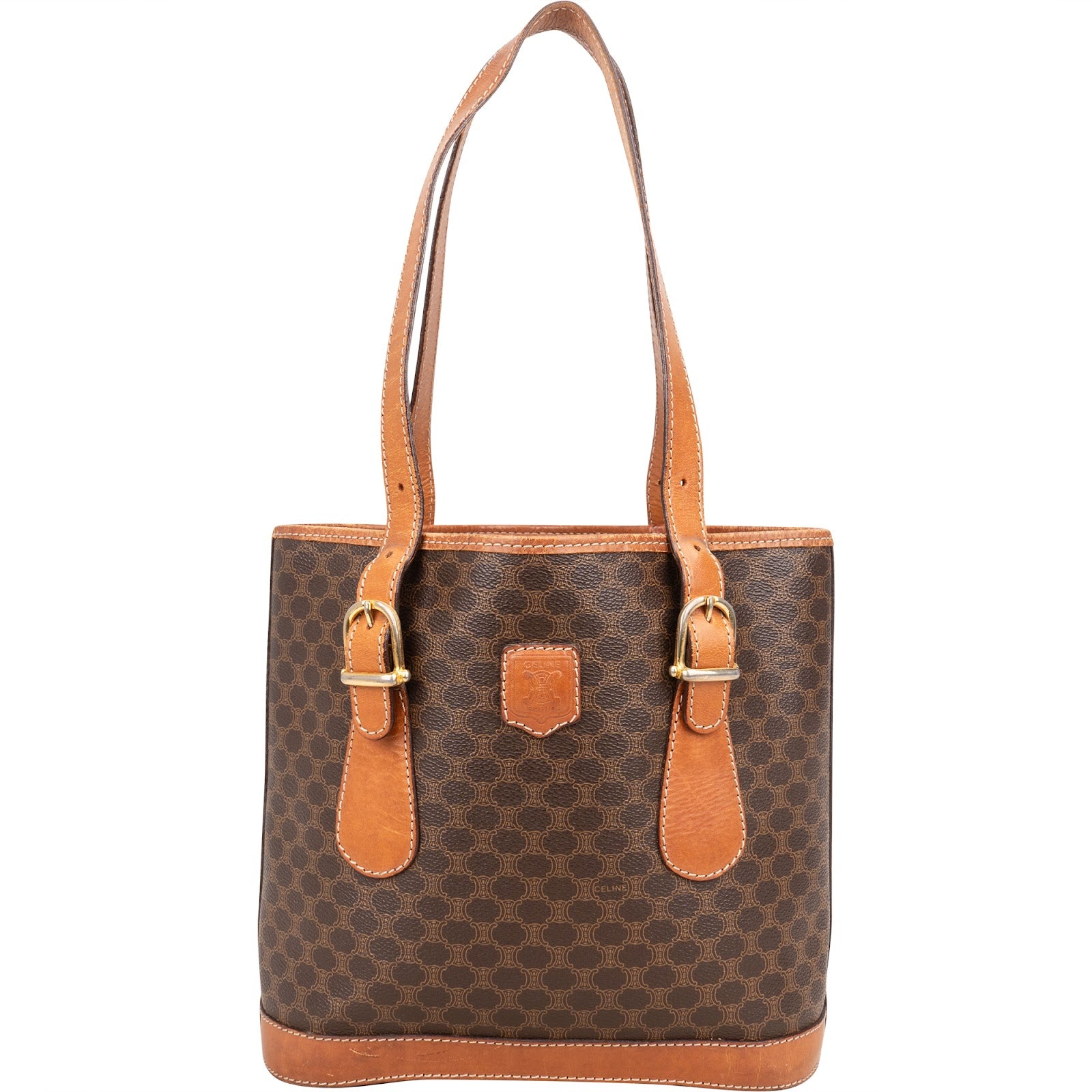 Celine Macadam Monogram Shoulder Bag - vintageandkickz