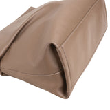Chloé Light Brown Calfskin Anouck Tote Shoulder Bag