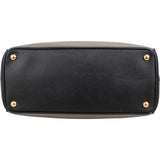 Prada Bicolor Saffiano Leather Galleria Handbag