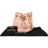 Chanel Quilted Lambskin Small Drawstring Crossbody Bag