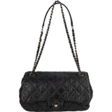 Chanel Quilted Lambskin Single Flap Crossbody Bag - vintageandkickz