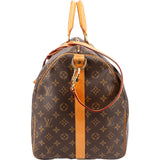 Louis Vuitton Monogram Canvas Keepall 55 Bandoulière Travel Bag