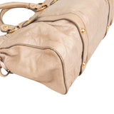 Miu Miu Vitello Lux Bauletto Satchel Handbag