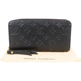 Louis Vuitton Leather Monogram Empreinte Zippy Wallet