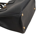 Prada Black Saffiano Leather Galleria Handbag