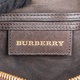 Burberry Haymarket Check Coated Canvas Boston 30 Handbag