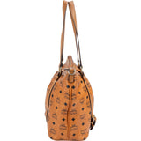 MCM Monogram Visetos Satchel Handbag