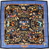 Hermès Pierres d'Orient et d'Occident Silk 90 Scarf Tuch