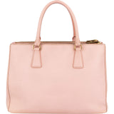 Prada Pink Saffiano Leather Galleria Handbag - vintageandkickz
