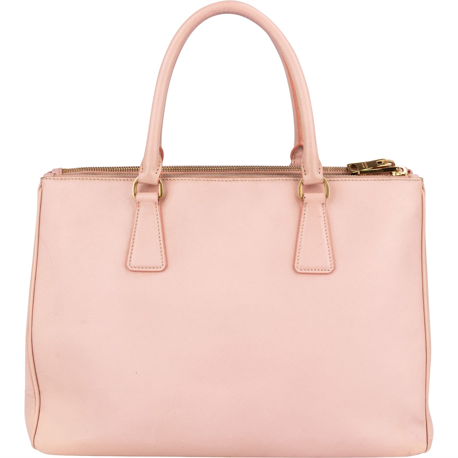 Prada Pink Saffiano Leather Galleria Handbag - vintageandkickz